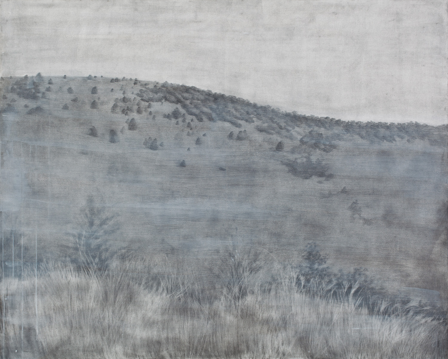 12.다랑쉬 오름3_종이판넬에 연필, 아크릴채색_130.3X162.2cm_2014.jpg